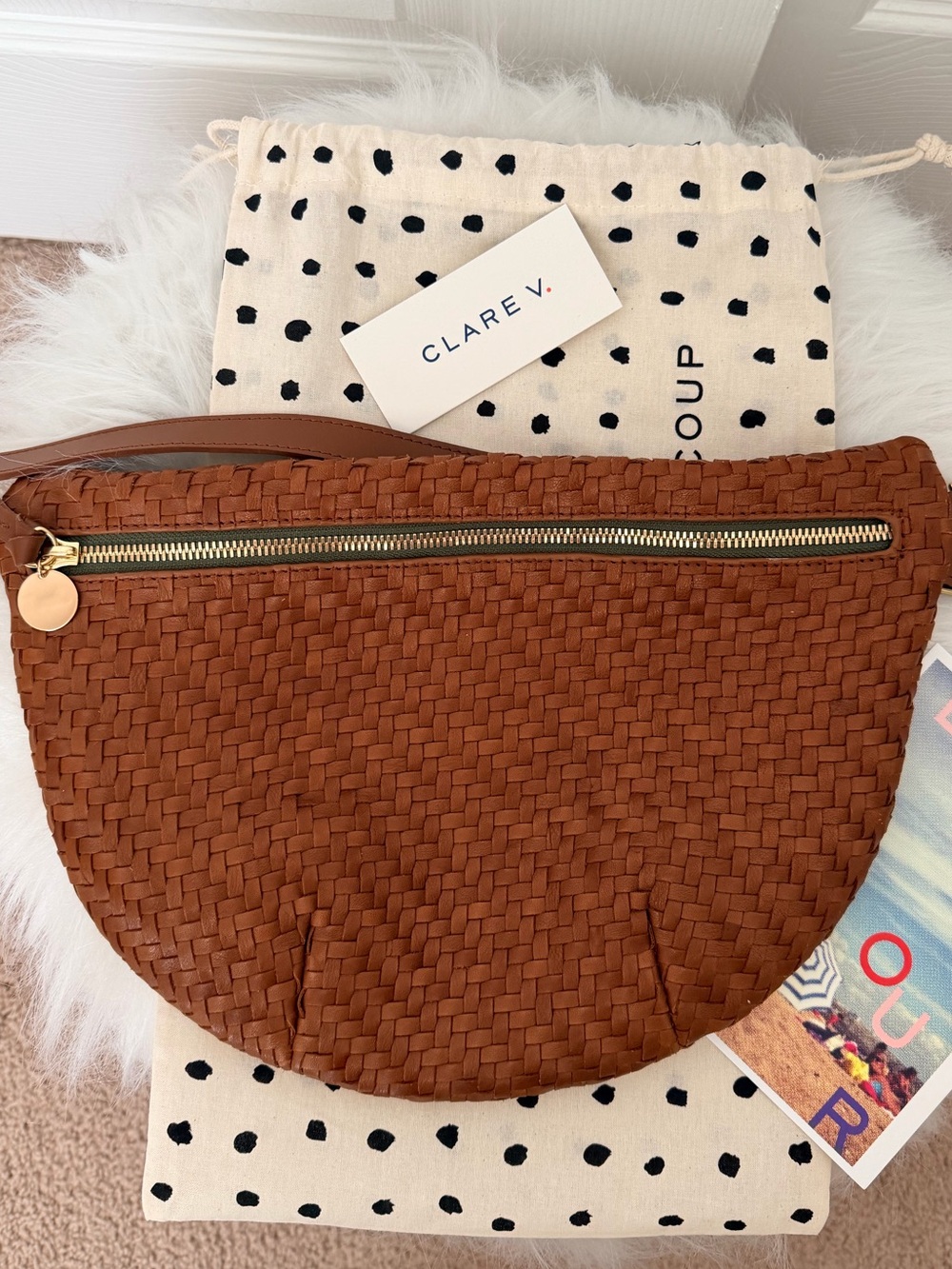 Clare V Grande Fanny- Hazelnut